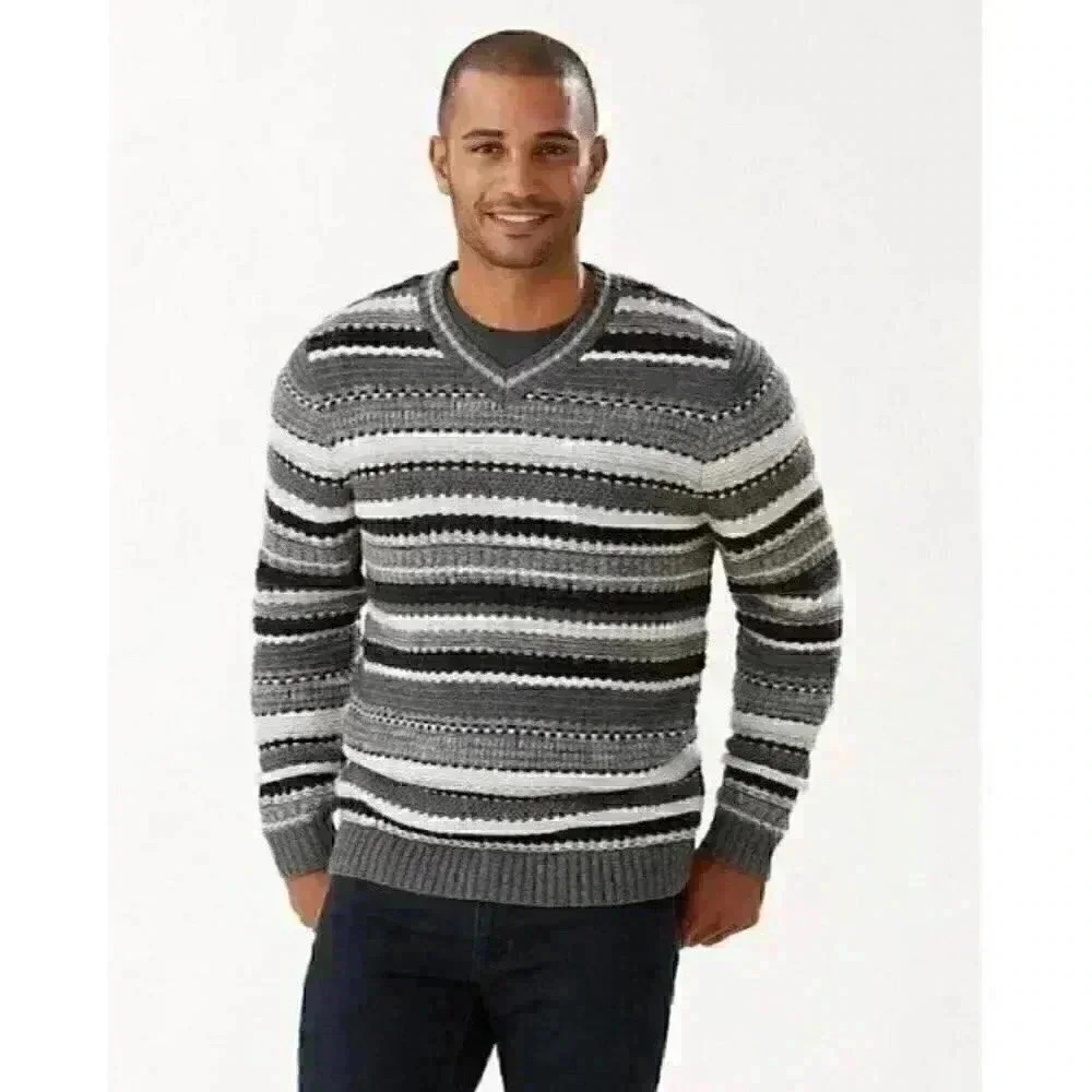 NEW! Tommy Bahama Men's L Wave Shoal V-Neck Sweater NWT $185 - Picture 1 of 1